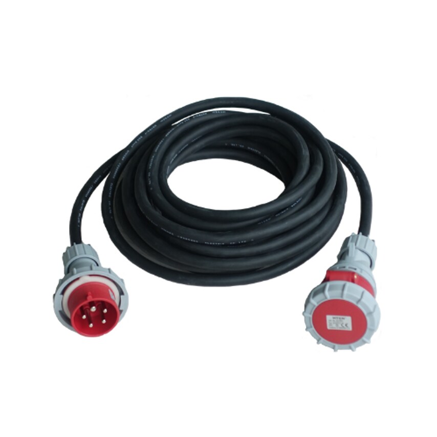 Extension Black Rubber Cable 10M