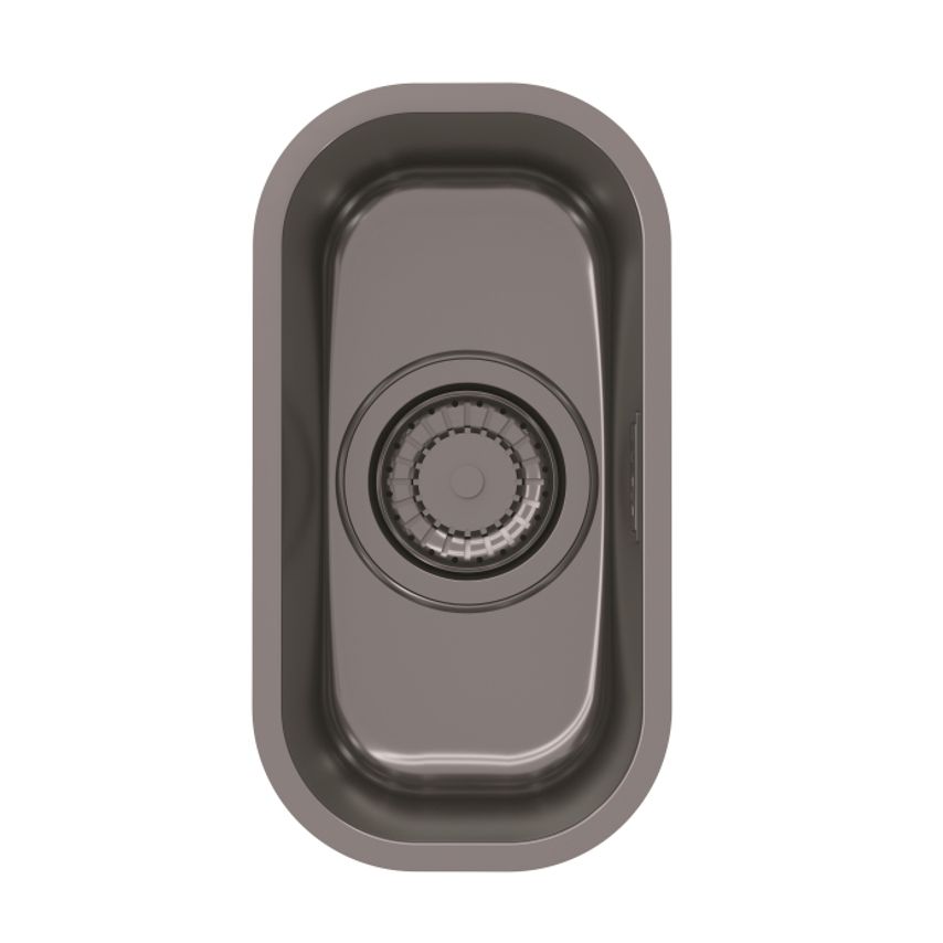 ALVEUS Variant 110 Anthracite 148x300x120mm Undermount Colour Matched Waste Syph