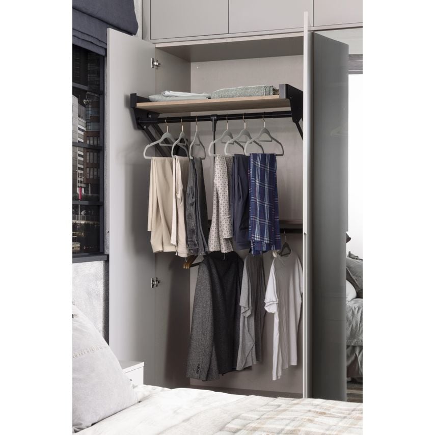 KESSEBOHMER Pull-Down with Shelf for 700mm & 800mm Units Internal Width 625mm-80