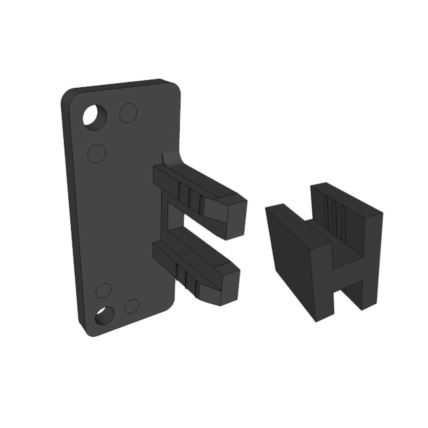 PWS Aluminium Top Profile External Corner Joint 90 Degree Brushed Brass