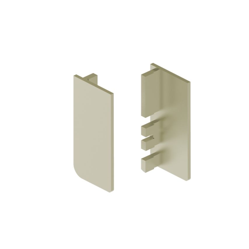PWS End Caps for Aluminum Top Profiles Pair 1 Left & 1 Right Hand GPTENDCM