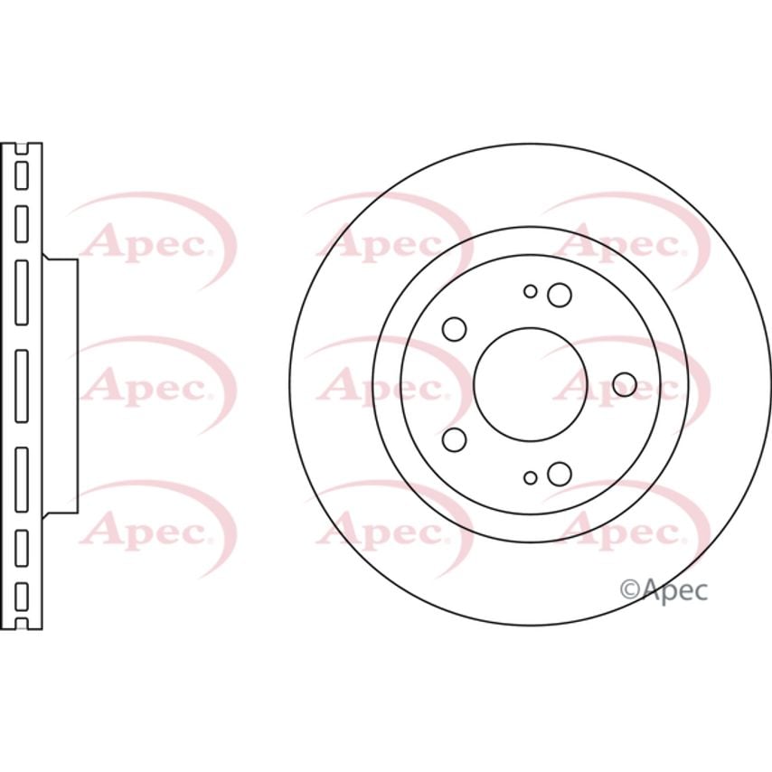 APEC Brake Disc (Front) (Single) - DSK2297
