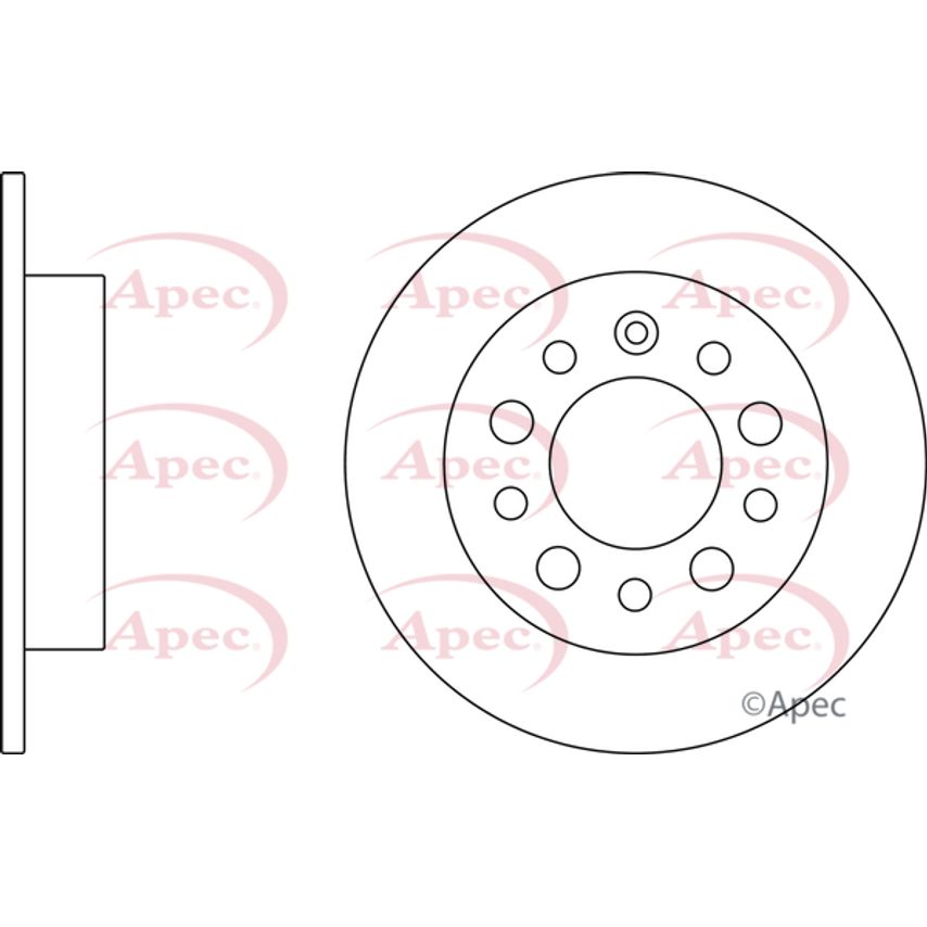APEC Brake Disc (Rear) (Single) - DSK2401