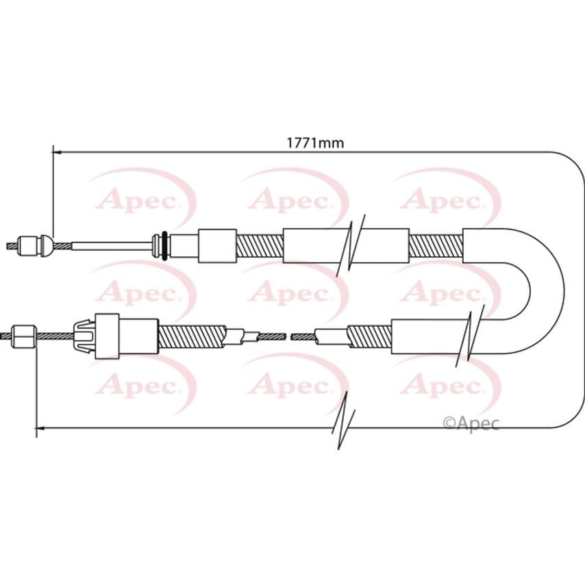 APEC Brake Cable - CAB1082