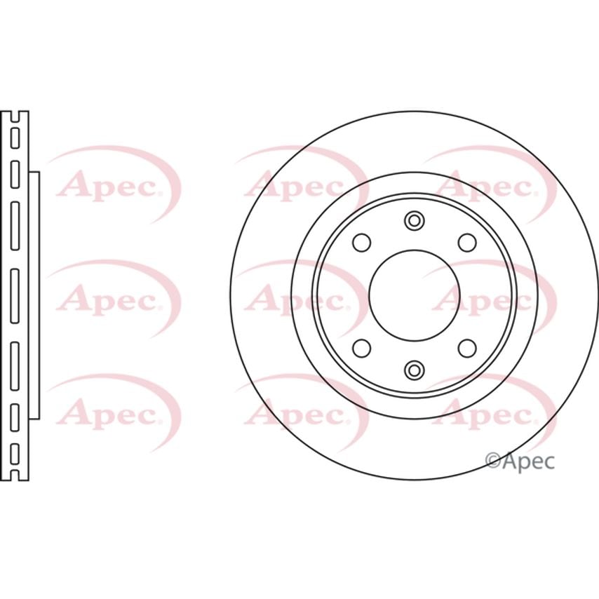 APEC Brake Disc (Front) (Single) - DSK519