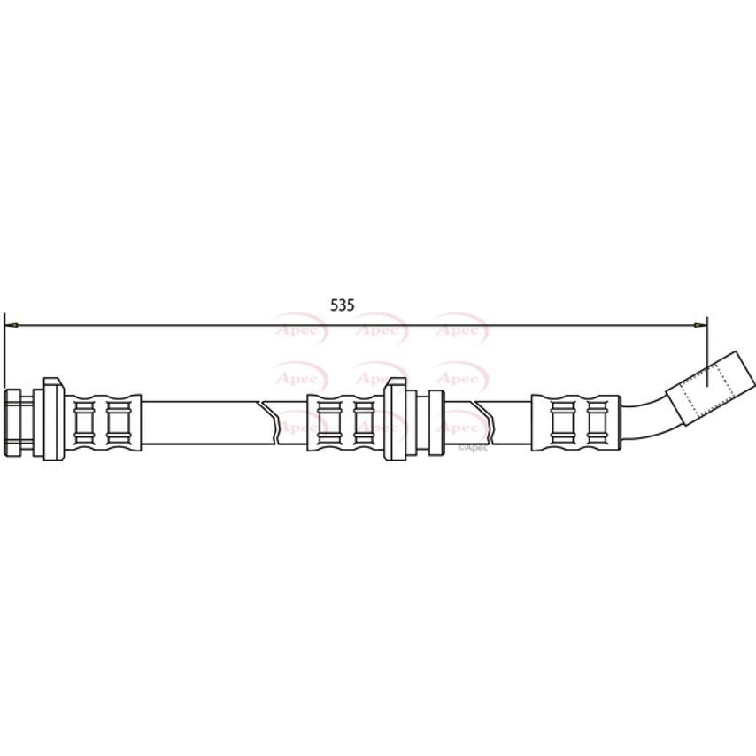 APEC Brake Hose - HOS3034