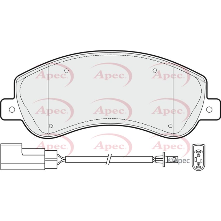 APEC Brake Pads (Front) (R90) - PAD1475