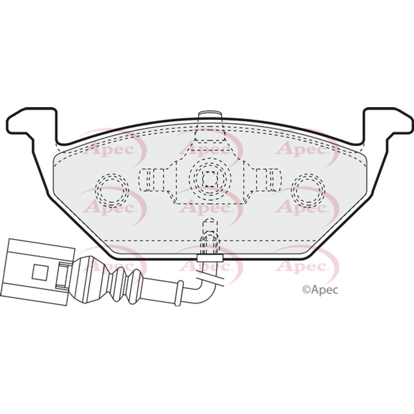 APEC Brake Pads (Front) (R90) - PAD1109