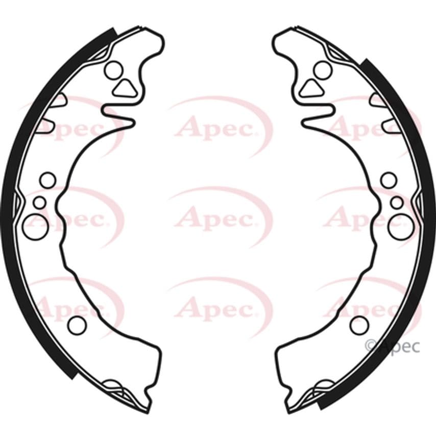 APEC Brake Shoes Rear - SHU687