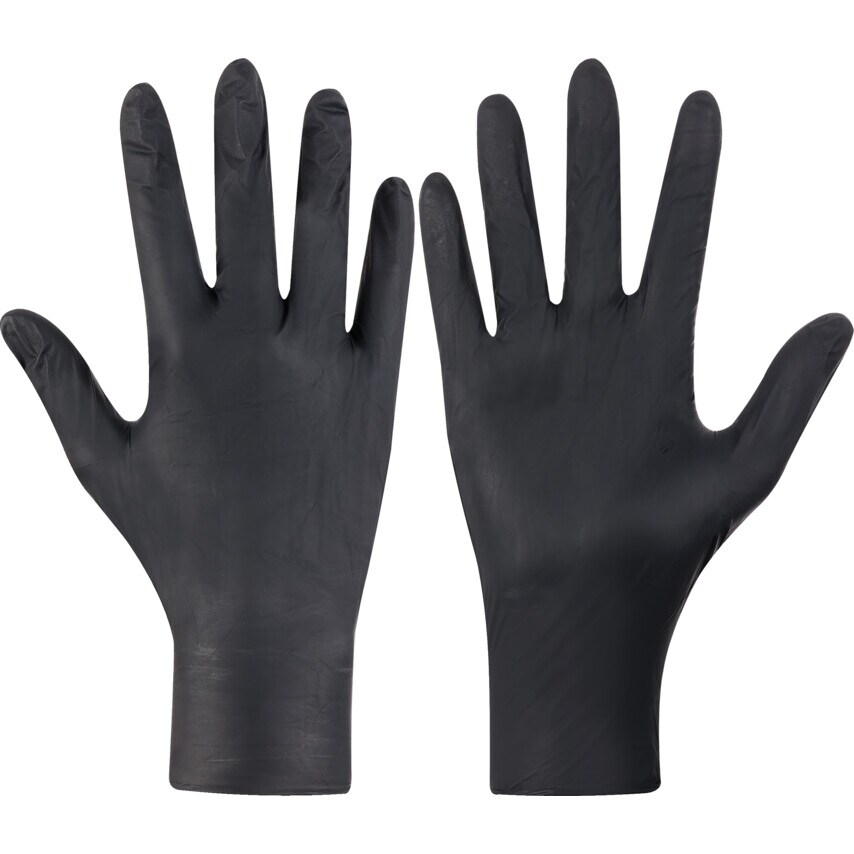 Halo 5.5G Black Nitrile Disposable Glove (XL) (BX-100)