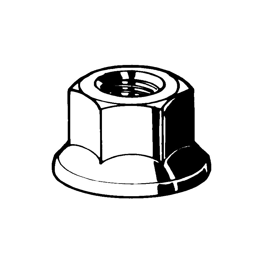 Qualfast M5 Flange Nut with Conical Washer A2 Stainless Steel- you get 500