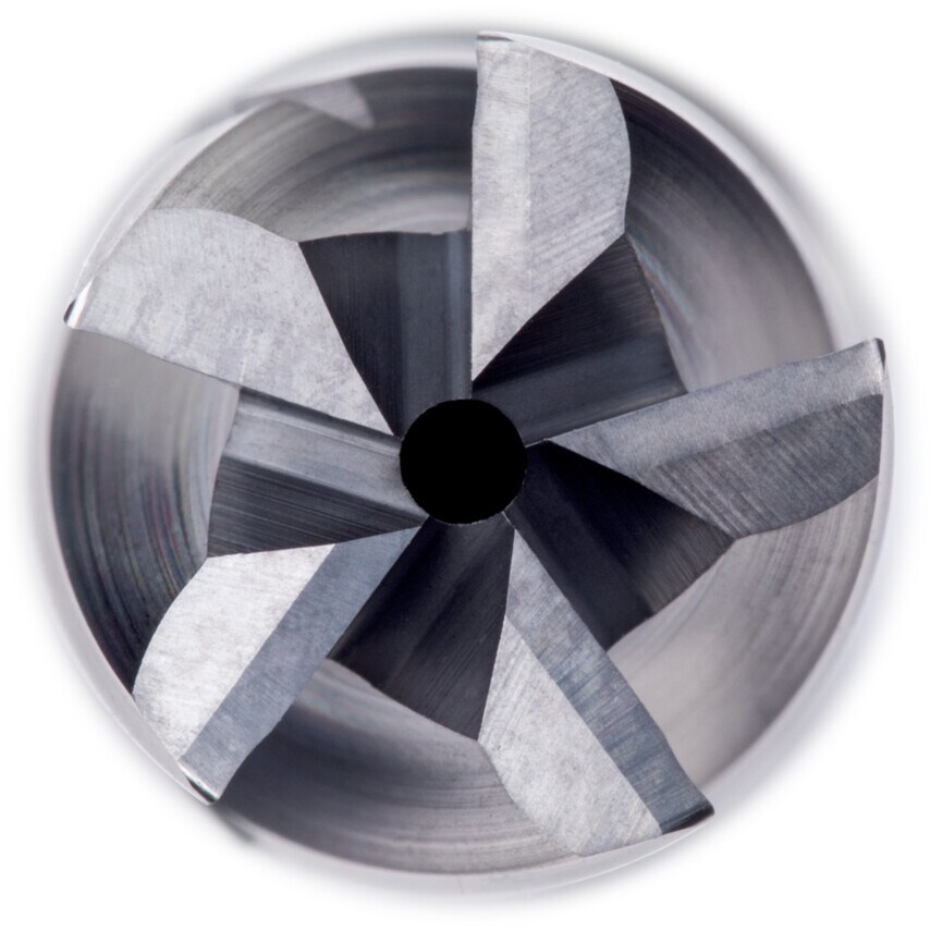 Carbide AlCrN 5FL Mill Uneq Helix
