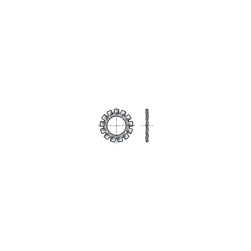 Qualfast M7 External Tooth Lock Washer - A2 Stainless Steel DIN 67- you get 1000