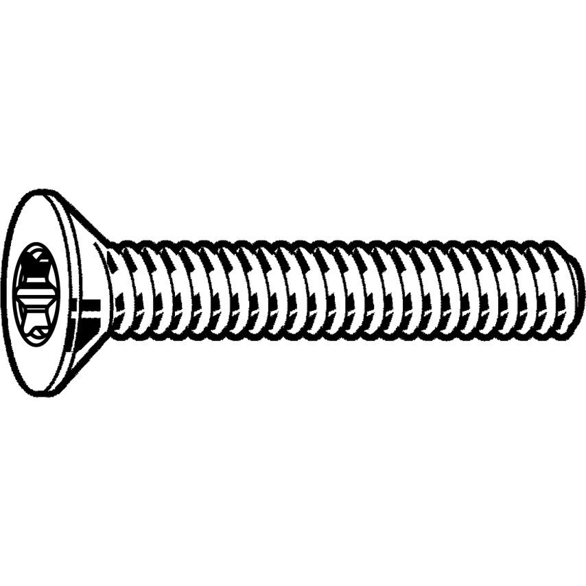 Qualfast M6x100 TORX Csk Screw A2- you get 200