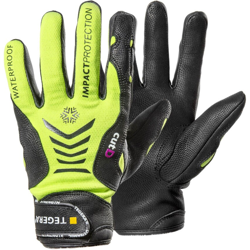 Ejendals 7776 Tegera Impact-Reducing Glove Cut D Hi-vis Size 8