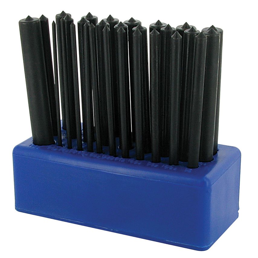 Transfer Punch Set 28 Piece 3/32" - 17/32" (2.4-13.4mm)