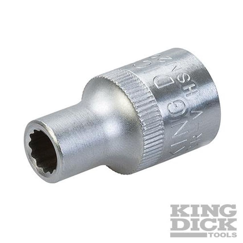 King Dick Socket SD 1/2" Metric 12pt 13mm