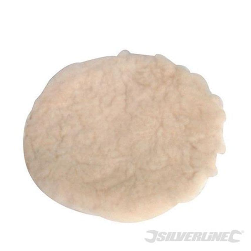 Silverline Hook & Loop Lambswool Bonnet 180mm