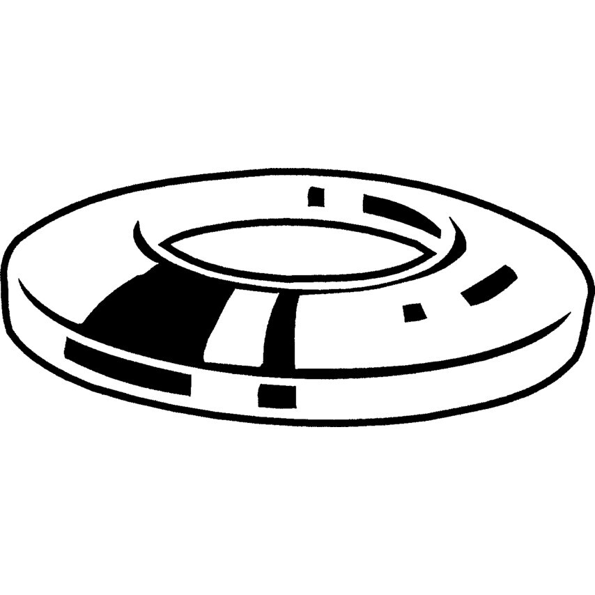 Qualfast M3 Conical Spring Washer - Steel - Zinc & Yellow DIN 6796- you get 100