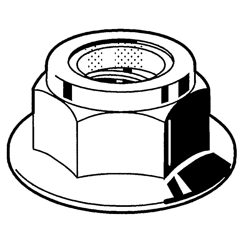 Qualfast M12 Flange Nut N/M Insert A2 (70)- you get 100