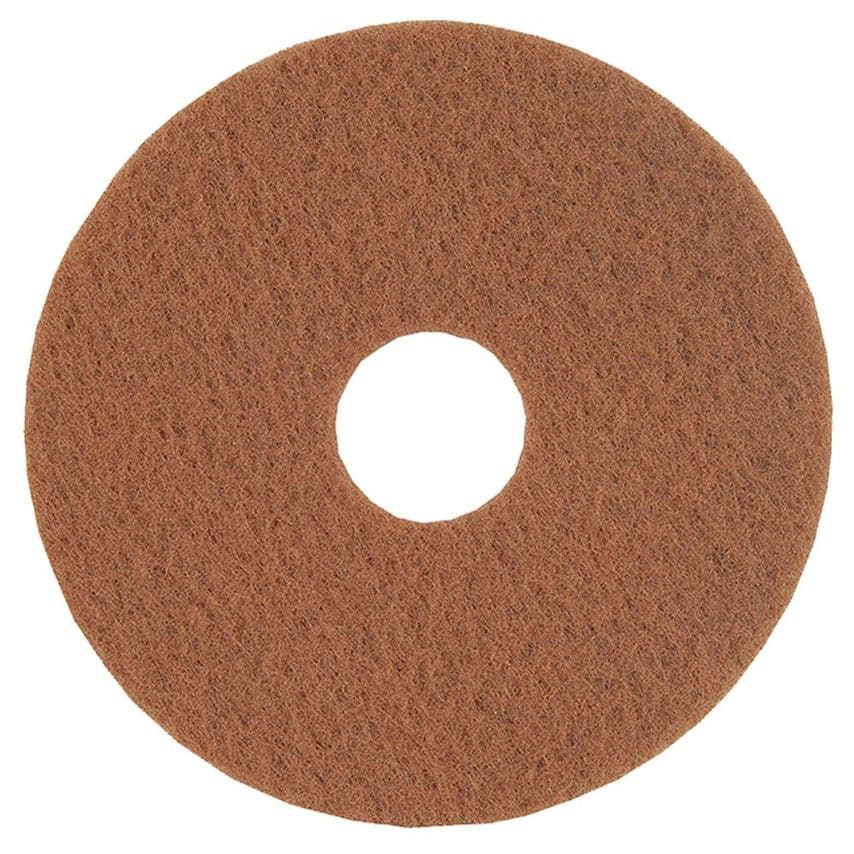 JanSan Floor Light Cleaning Pads 33cm/13" Tan Pack of 5