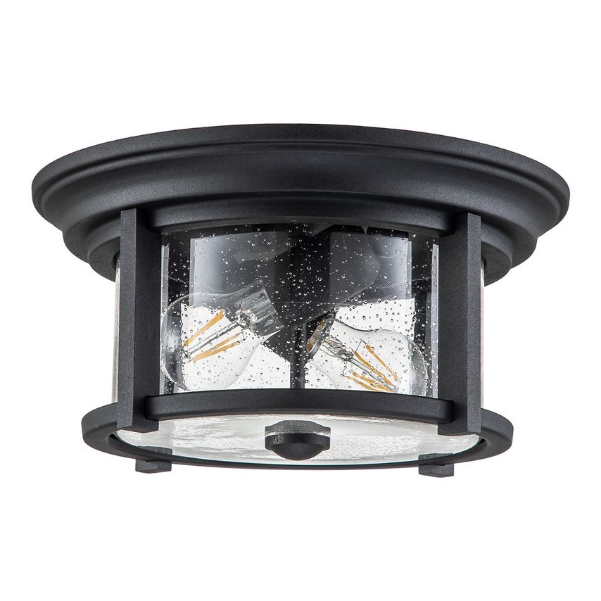 Elstead Lighting Merrill 2 Light Outdoor Flush Black IP44