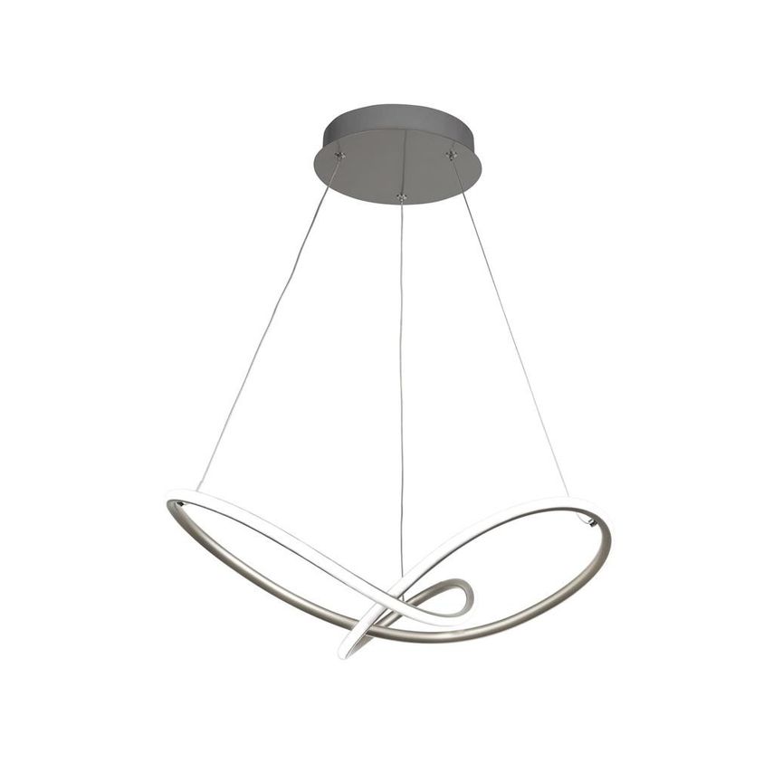 Searchlight Lighting Magic Pendant Satin Silver Metal