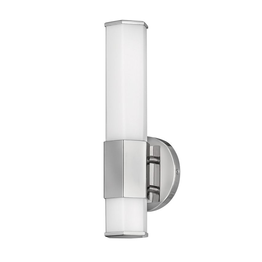 Elstead Quintiesse Hinkley Facet Integrated LED Bathroom Wall Lamp Polished Chro