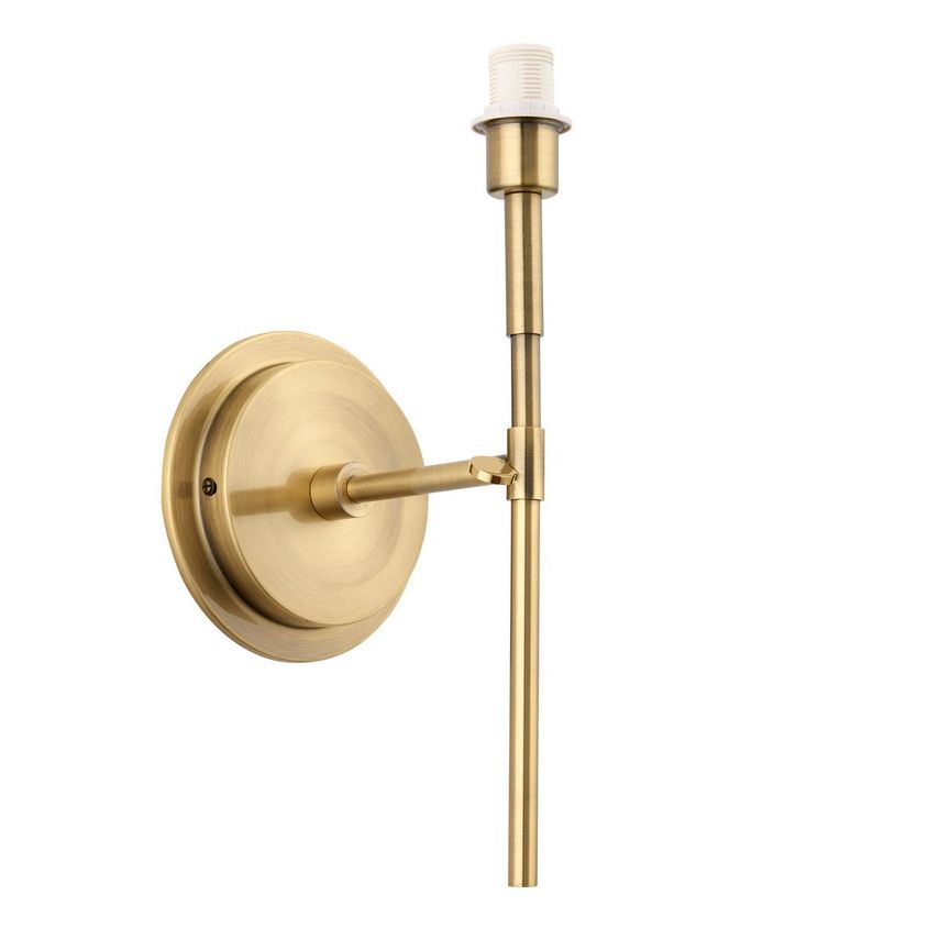 Endon Rennes Fitting Only Wall Lamp Antique Brass Plate