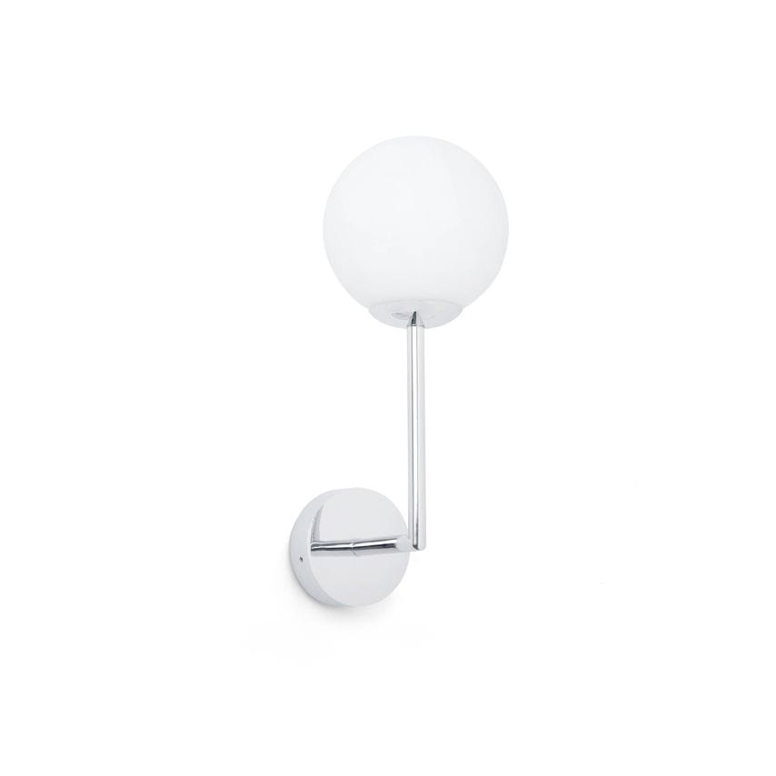 Faro Lighting Lago Bathroom Globe Wall Lamp Chrome 1x G9 IP44