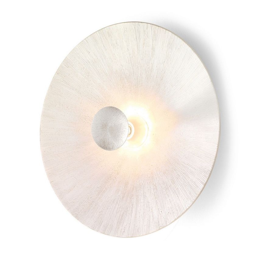 Kolarz Lighting Moon Lifestyle Glass Extra Large Wall Light Matt Sun White Finis