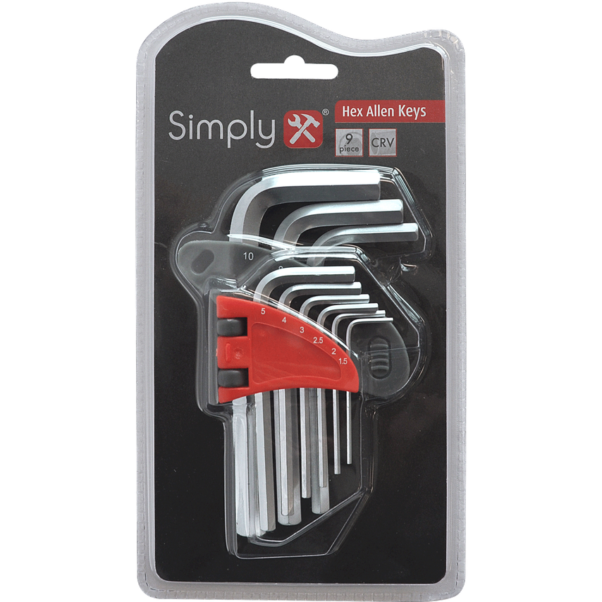 Simply Hex Allen Key Set - ALKH1- you get 18