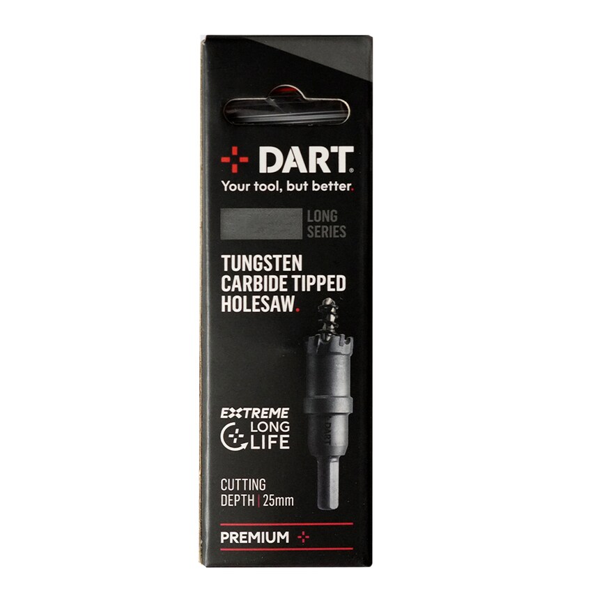 Dart Carbide Tipped Holesaw Long Series 80x30mm
