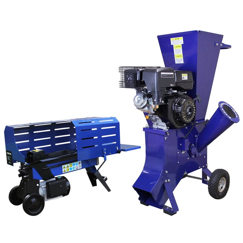 T-Mech Log Splitters & 15HP Wood Chippers