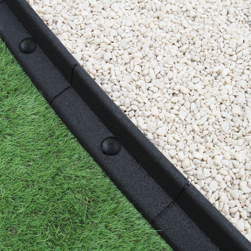 Flexible Lawn Edging Black 1.2m