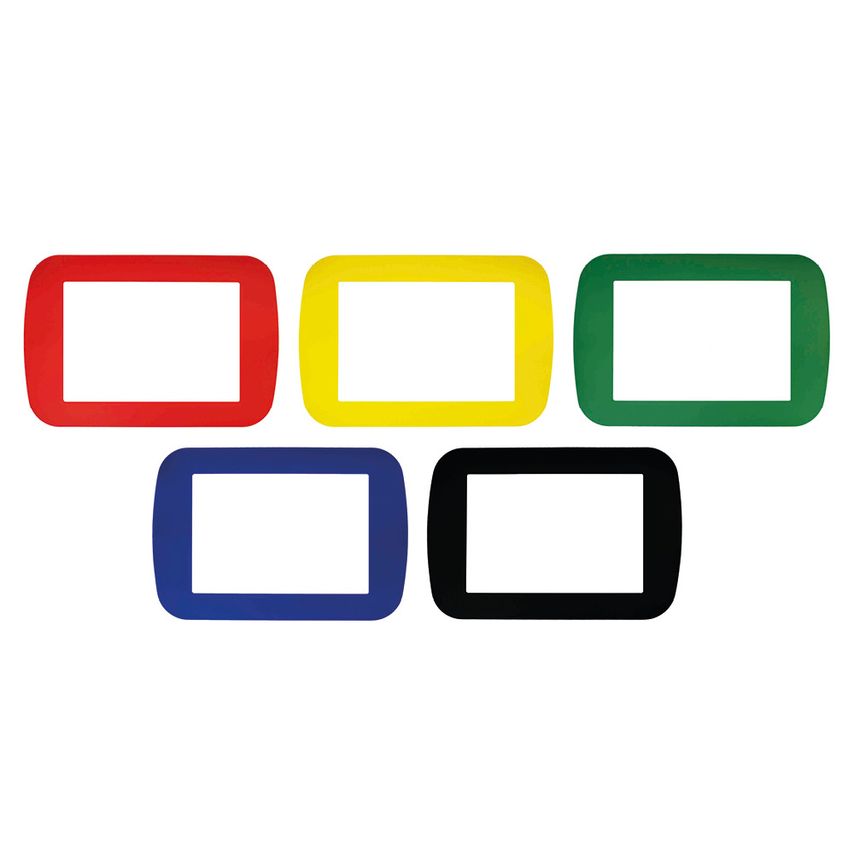 Frames4Floors Floor Label Holders A4 Size (Pack of 10) Mixed Colours