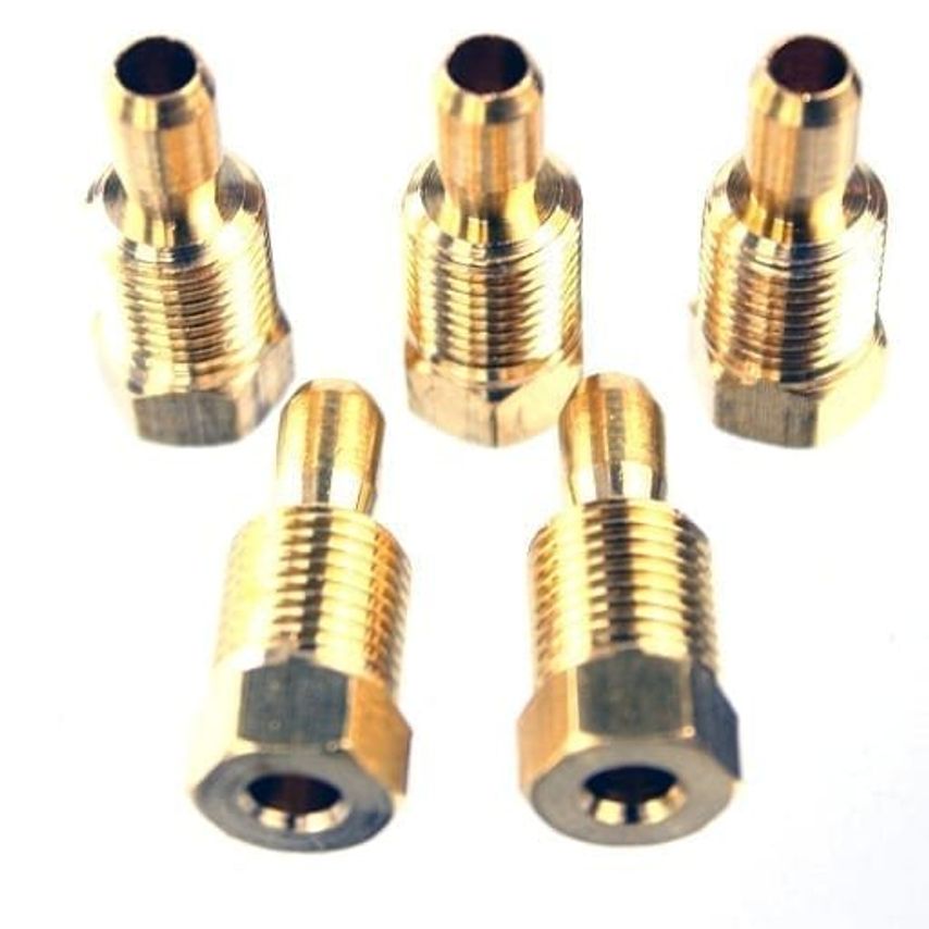 Pilot Burner Compression Nut & Olive Ferrules 5 Pack
