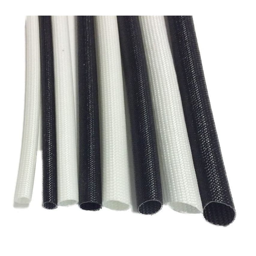 Under Control Instruments Fibreglass Sleeving 8mm Black 5m - SLEEVING8BLK-5
