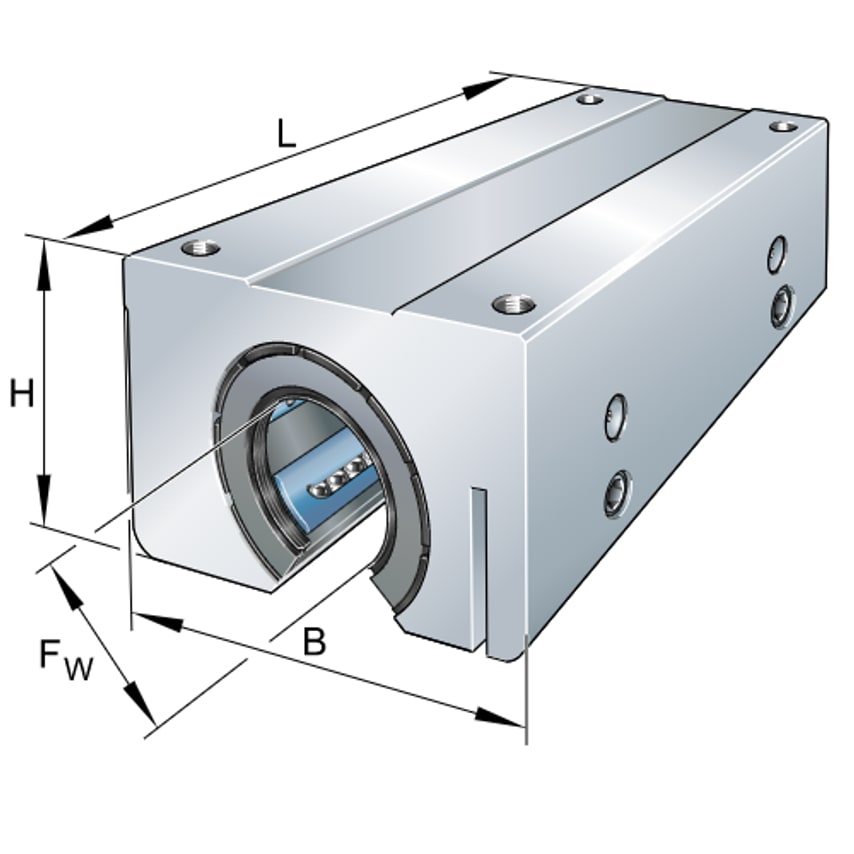 Shop INA Linear Ball Bushing Unit - KTSO20-PP-AS - Power Transmission ...