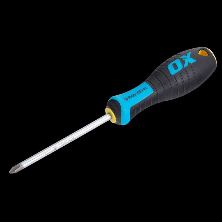 OX Tools OX Pro Phillips Screwdriver PH2 x 150mm