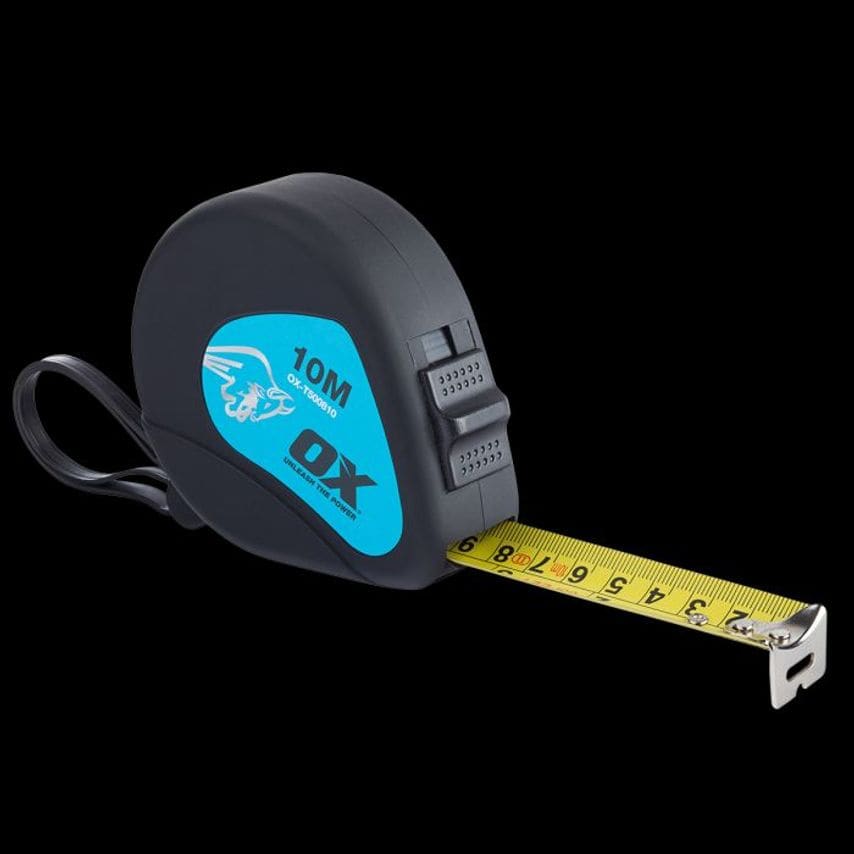 OX Tools OX Trade Tape Measure 10m/33ft- you get 6
