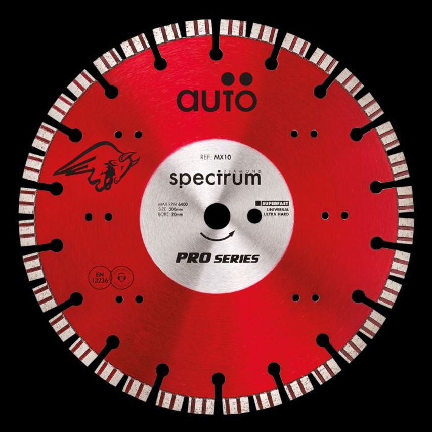 OX Tools Spectrum Pro Laser Turbo Universal Diamond Blade 125/22mm