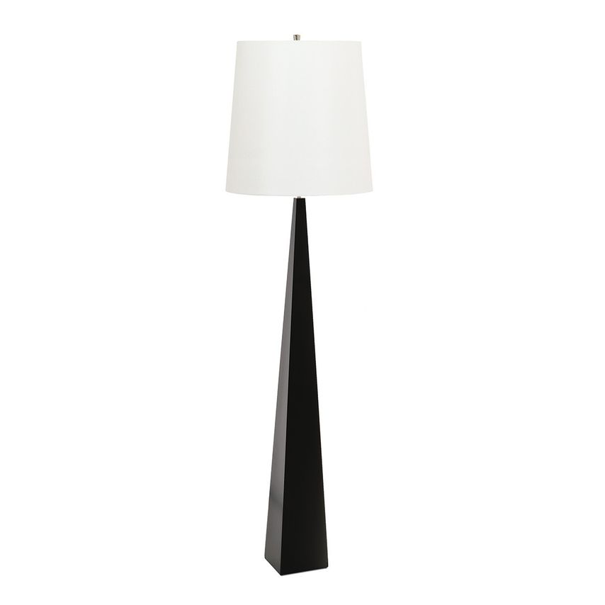 Elstead Lighting Ascent Floor Lamp with Tapered Shade Black