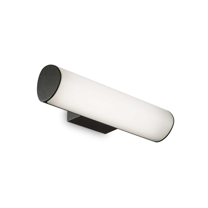 Ideal Lux Lighting Etere Integrated LED Bathroom over Mirror Light Black 1150Lm