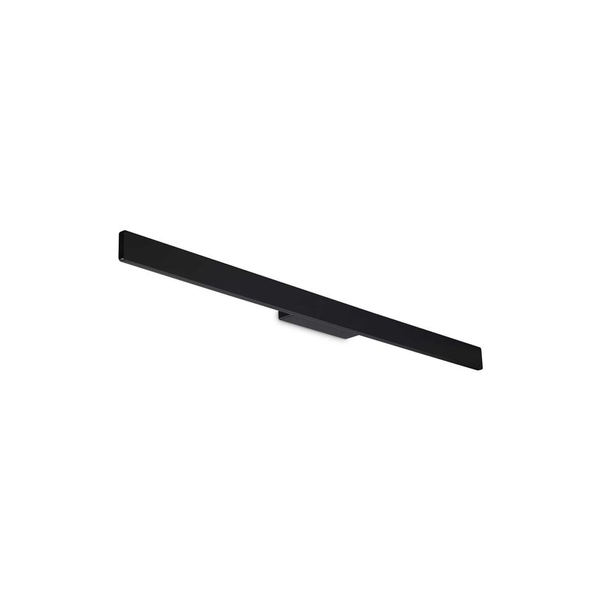 Ideal Lux Lighting Linea Outdoor Flush Wall Lamp Black 1950Lm 3000K IP54