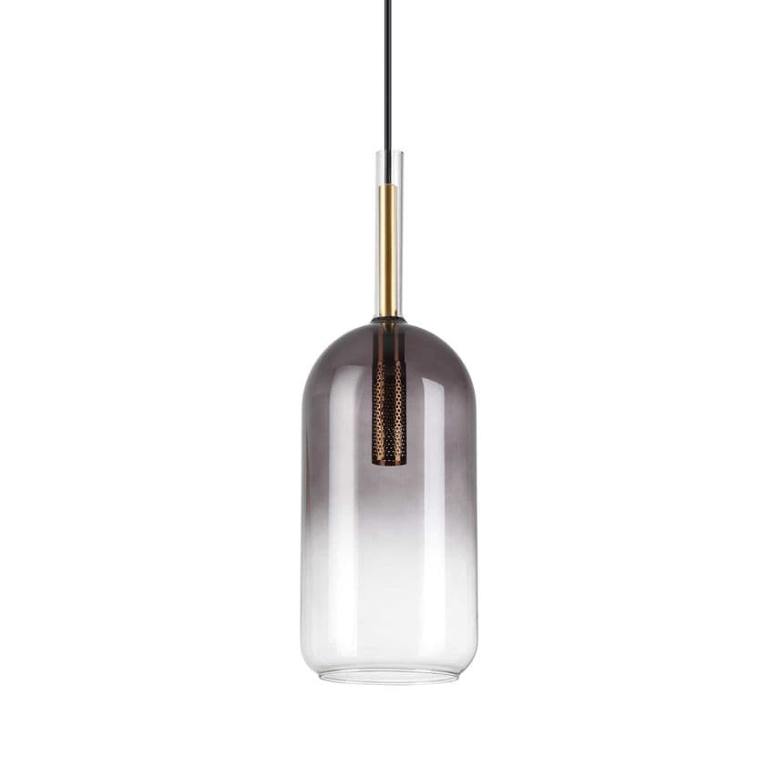 Ideal Lux Lighting Empire Dome Cylinder Pendant Ceiling Light Black