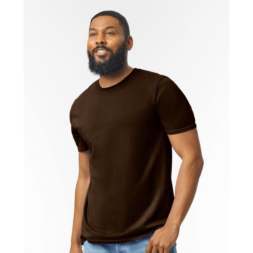 Gildan Ringspun T-Shirt DK Chocolate 2XL