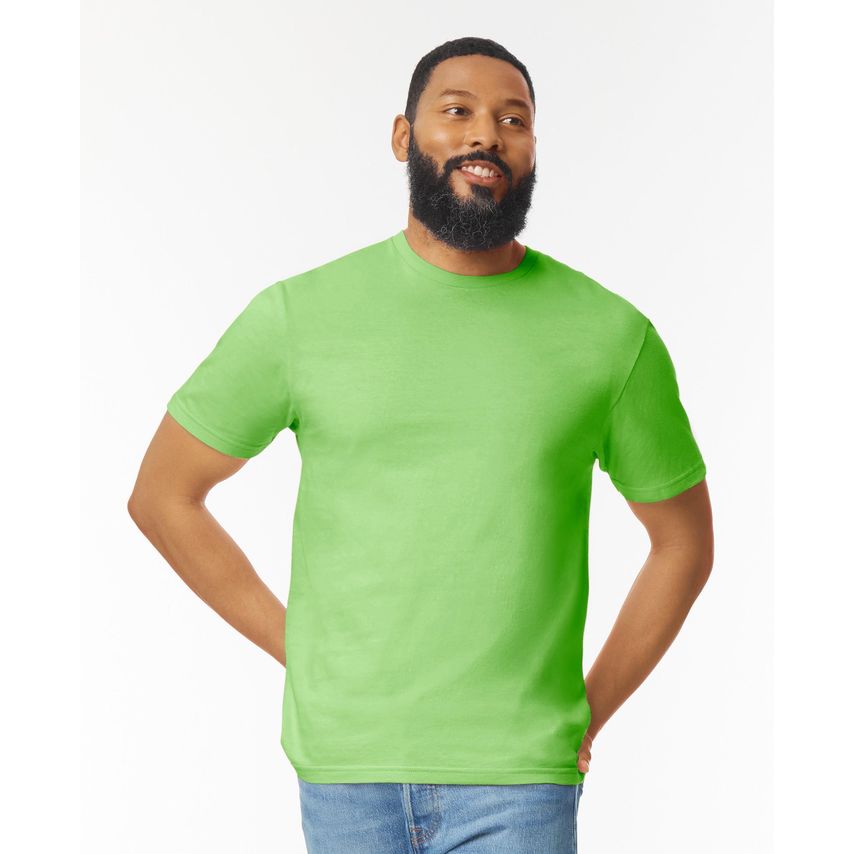 Gildan Ringspun T-Shirt Lime Green M
