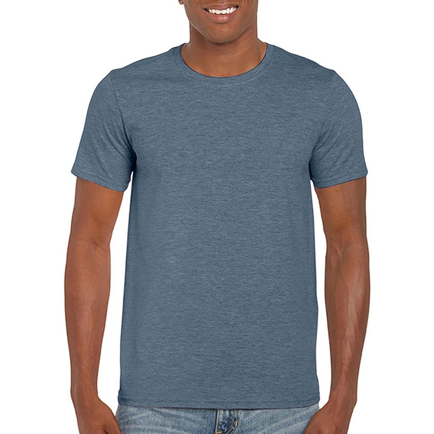 Gildan Ringspun T-Shirt Heather Navy 2XL