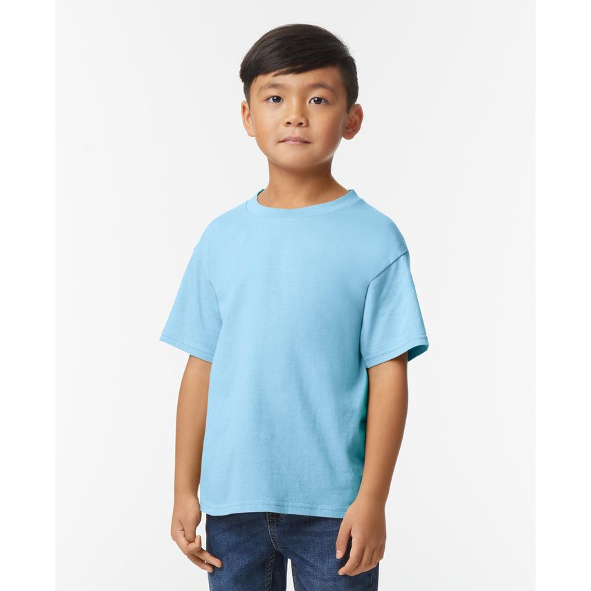 Gildan Softstyle Midweight Kids T-Shirt Light Blue YL
